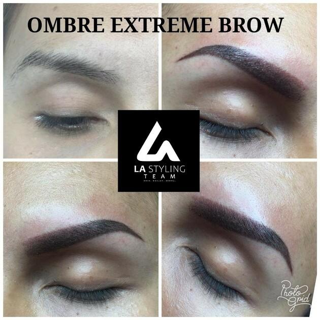 Ombre Brow Shading, Soft Powder Finish - 1 Session