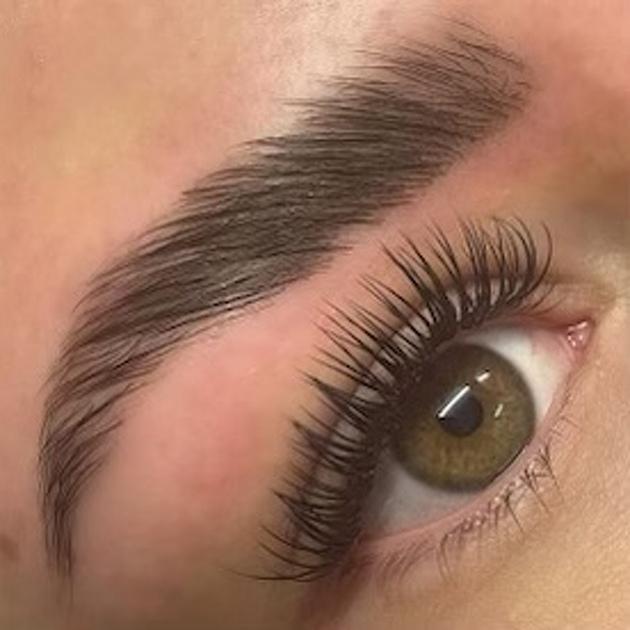 Volume Eyelash Extensions + Brow Lamination