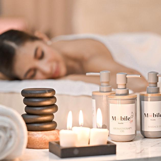 Hot Stone Massage + Foot Spa, Home Service
