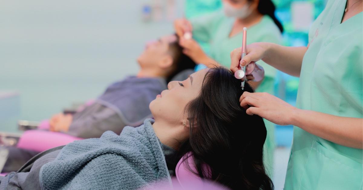 Korean Head Spa 15-Step + K-Glow or K-Lift PDT Facial