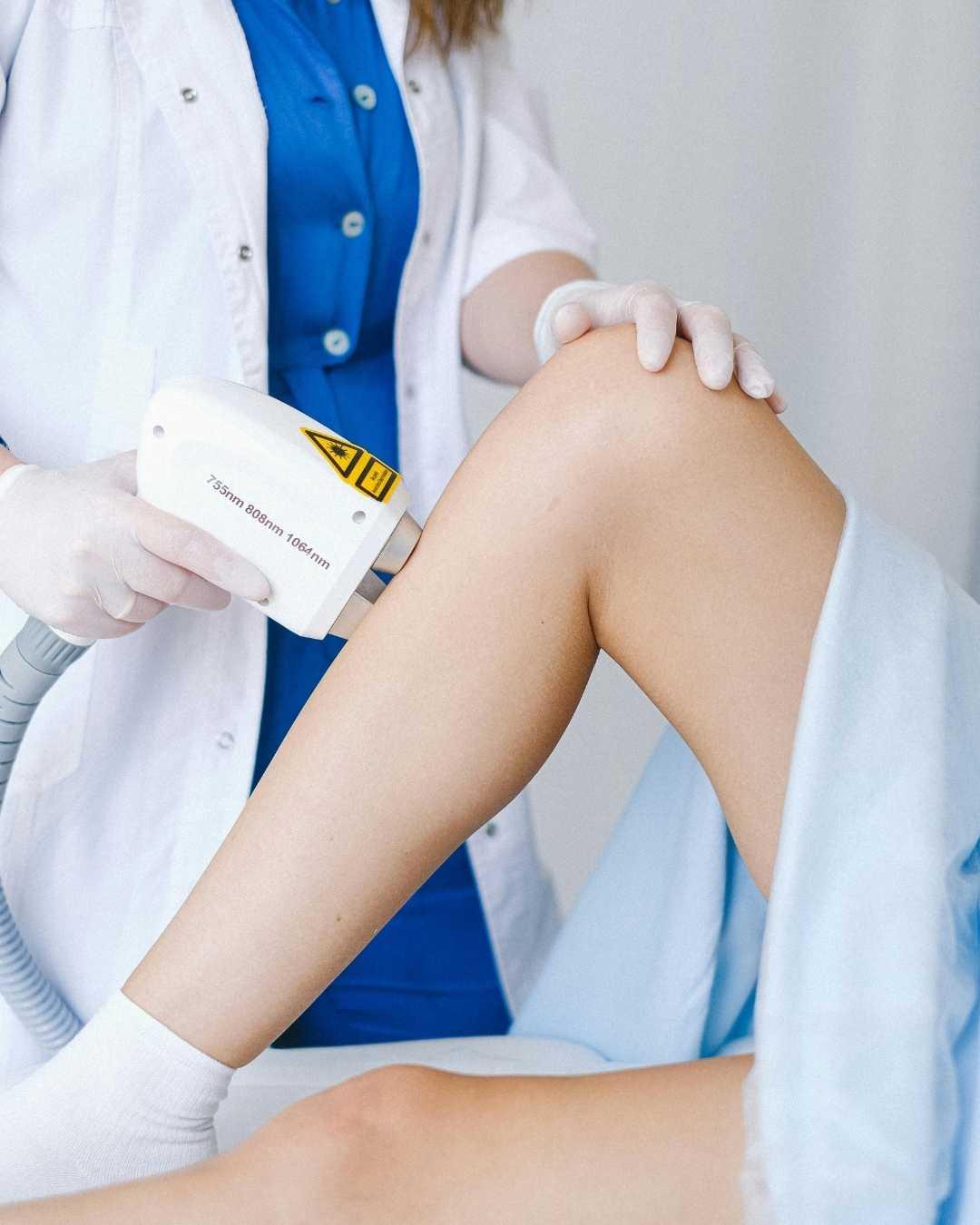 Diode Laser Hair Removal for Legs with Puresilk